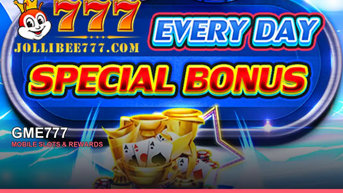 GME777 mobile slots promotion for Philippine players